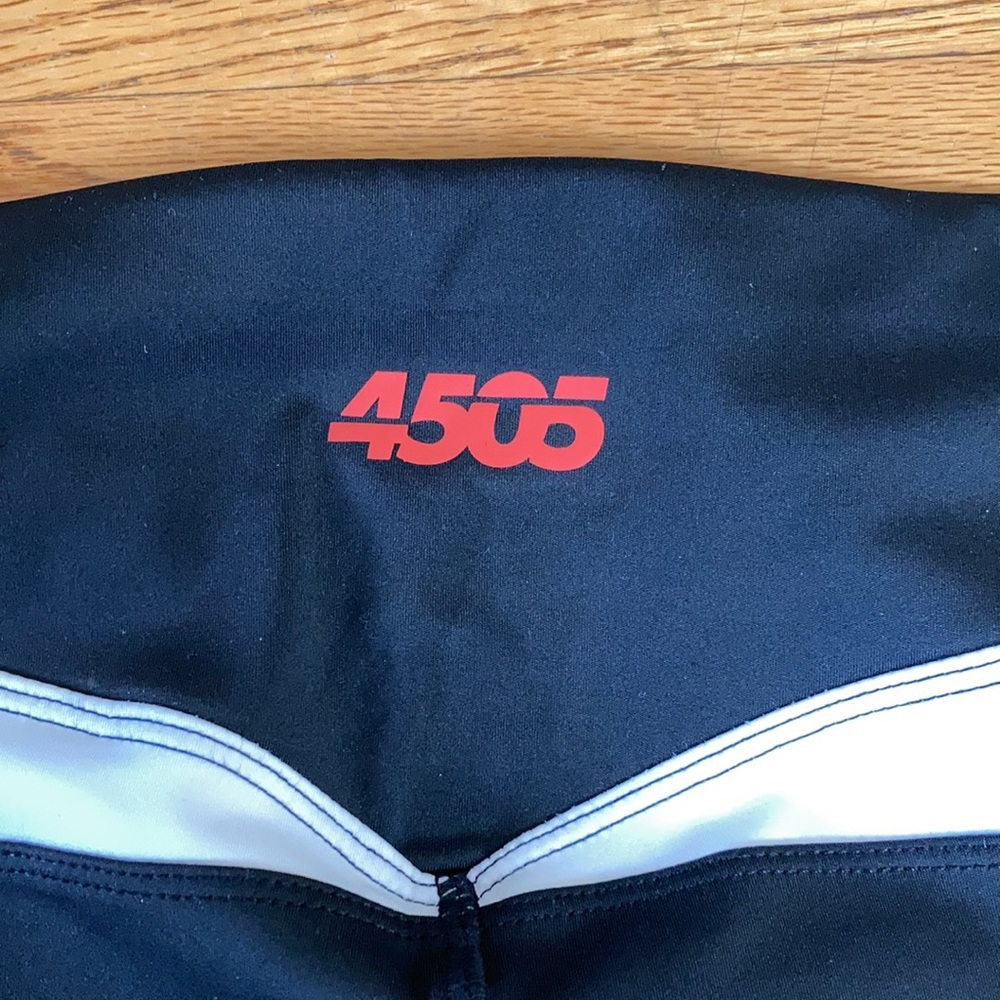 ASOS Red Striped Yoga Leggings Activewear 14 - Picture 7 of 7